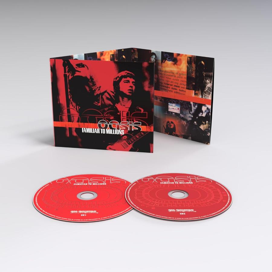 オアシス CD アルバム OASIS FAMILIAR TO MILLIONS 全18曲 2枚組 輸入
