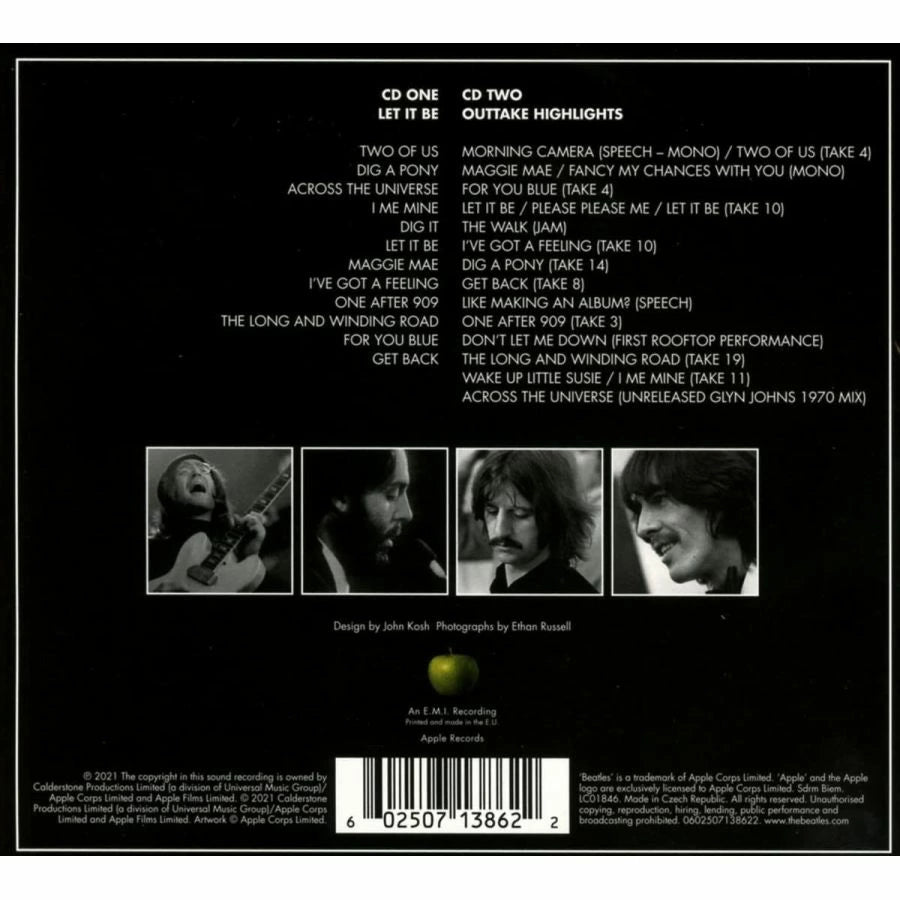 ビートルズ CD アルバム THE BEATLES LET IT BE デラックス