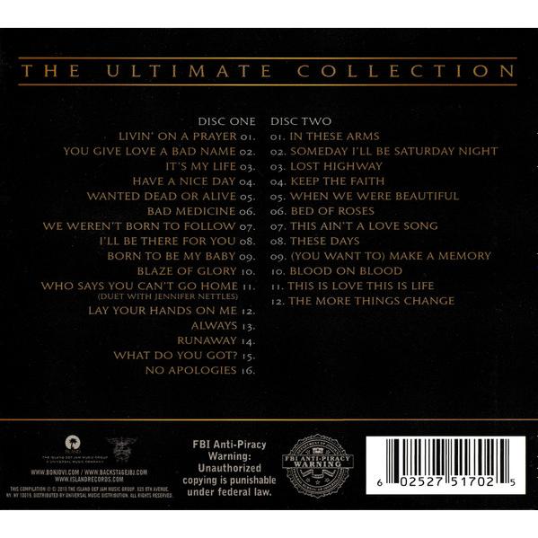 ボンジョヴィ CD アルバム BON JOVI GREATEST HITS THE ULTIMATE