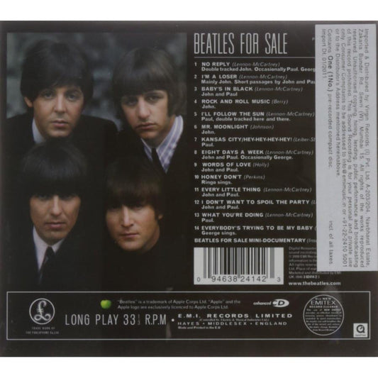 ビートルズ CD アルバム THE BEATLES FOR SALE 限定盤 輸入盤 ザ・ビートルズ