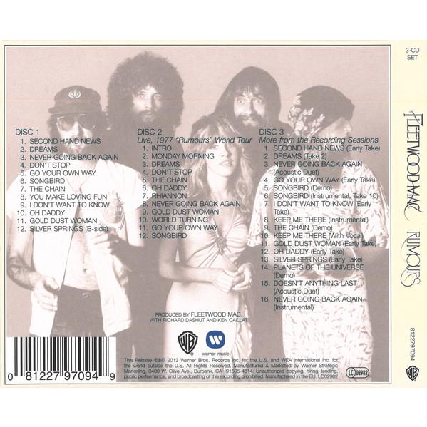 フリートウッドマック 噂 CD アルバム FLEETWOOD MAC RUMOURS 35周年