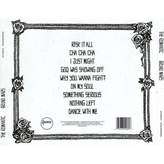 ブルーノマーズ CD アルバム BRUNO MARS THE ROMANTIC 輸入盤 ブルーノ・マーズ ザ・ロマンティック